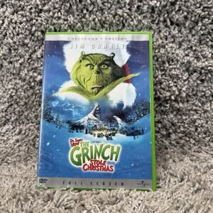 How the Grinch Stole Christmas DVD Collector’s Edition Full Screen Jim Carrey